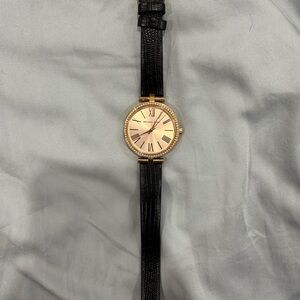 Michael Kors Black and Gold Women's Watch